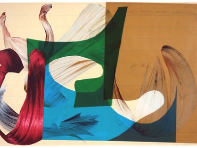 Aus der Serie Haare und Flächen | © Galerie Dr. Markus Döbele