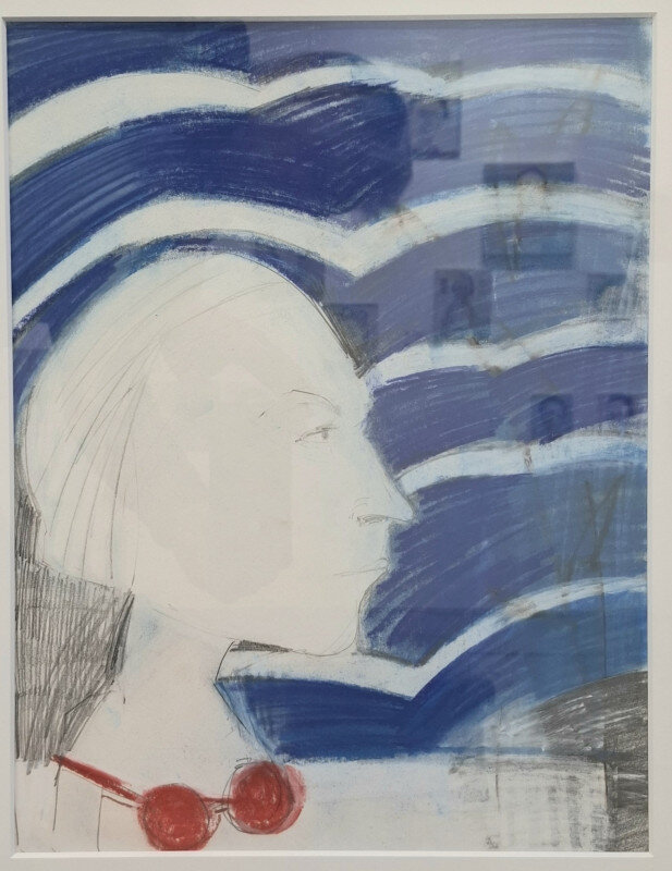 © Galerie Dr. Markus Döbele Frauenkopf vor Blau | © Galerie Dr. Markus Döbele