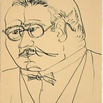 Mann mit Fliege und Brille | © Galerie Dr. Markus Döbele