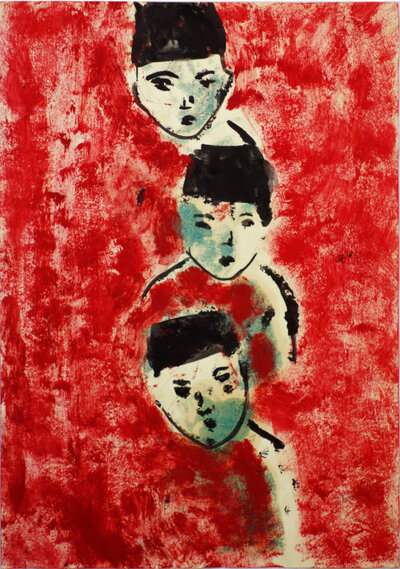 Ohne Titel (Drei Köpfe) | © Galerie Dr. Markus Döbele