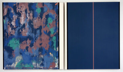 Großes Blau, gleichzeitig 1-23 | © Galerie Dr. Markus Döbele