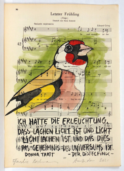 Ohne Titel (... zu Donna Tartt) | © Galerie Dr. Markus Döbele