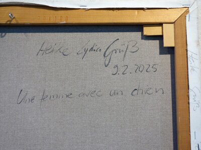 Une femme avec un chien | © Galerie Dr. Markus Döbele