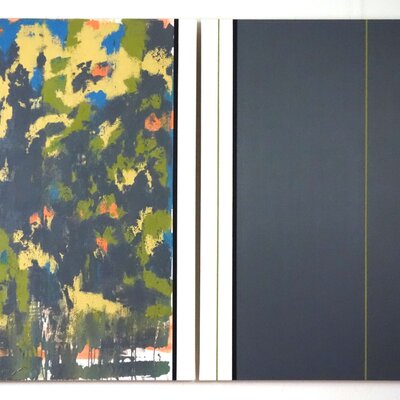 Großes Grau gleichzeitig 2-24 | © Galerie Dr. Markus Döbele