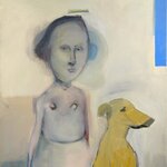 Une femme avec un chien | © Galerie Dr. Markus Döbele