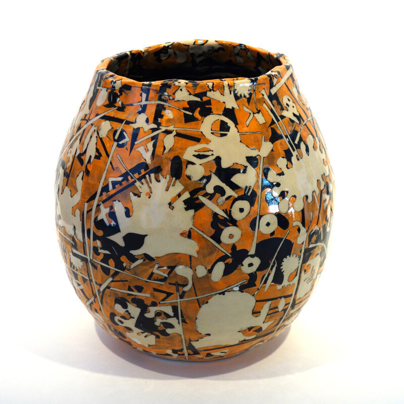 Großer Topf (Orange) | © Galerie Dr. Markus Döbele