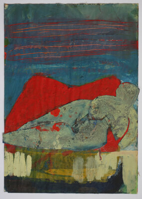 Ohne Titel (Frau und Landschaft) | © Galerie Dr. Markus Döbele