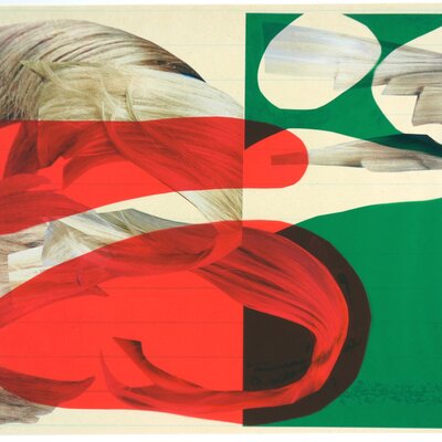Aus der Serie Haare und Flächen | © Galerie Dr. Markus Döbele