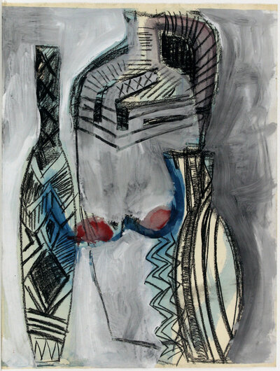 © Galerie Dr. Markus Döbele Ohne Titel (Vasen und Busen) | © Galerie Dr. Markus Döbele