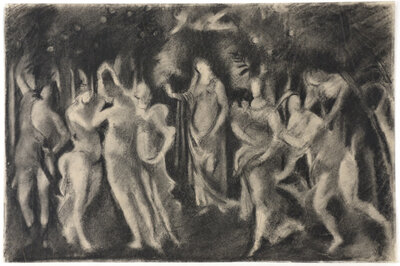 © Galerie Dr. Markus Döbele Studie nach Primavera von Sandro Botticelli | © Galerie Dr. Markus Döbele