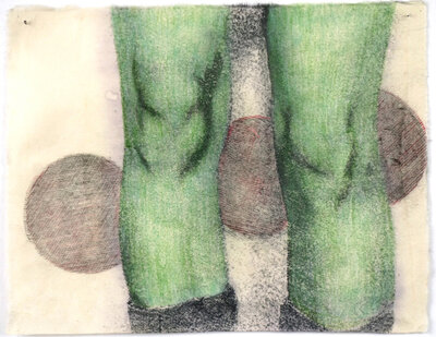 © Galerie Dr. Markus Döbele Ohne Titel (aus Zyklus Knie - Knie 8) | © Galerie Dr. Markus Döbele