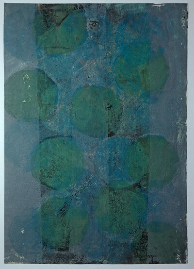 © Galerie Dr. Markus Döbele Ohne Titel (grüne Scheiben) | © Galerie Dr. Markus Döbele