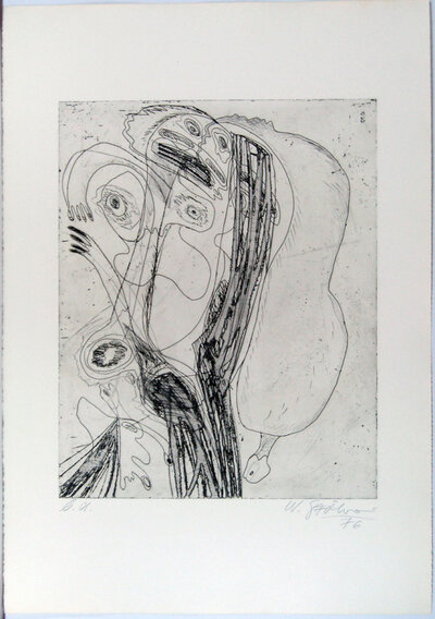 © Galerie Dr. Markus Döbele Zu Konrad Bayer, Der Kopf des Vitus Bering | © Galerie Dr. Markus Döbele