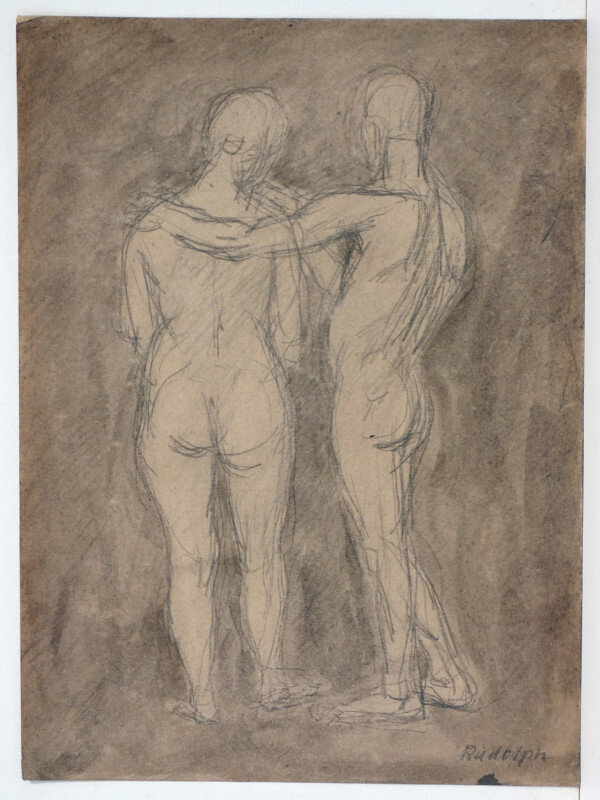 © Galerie Dr. Markus Döbele Nachverkauf 57. Kunstauktion: Zwei stehende Rückenakte nach 1950 | © Galerie Dr. Markus Döbele