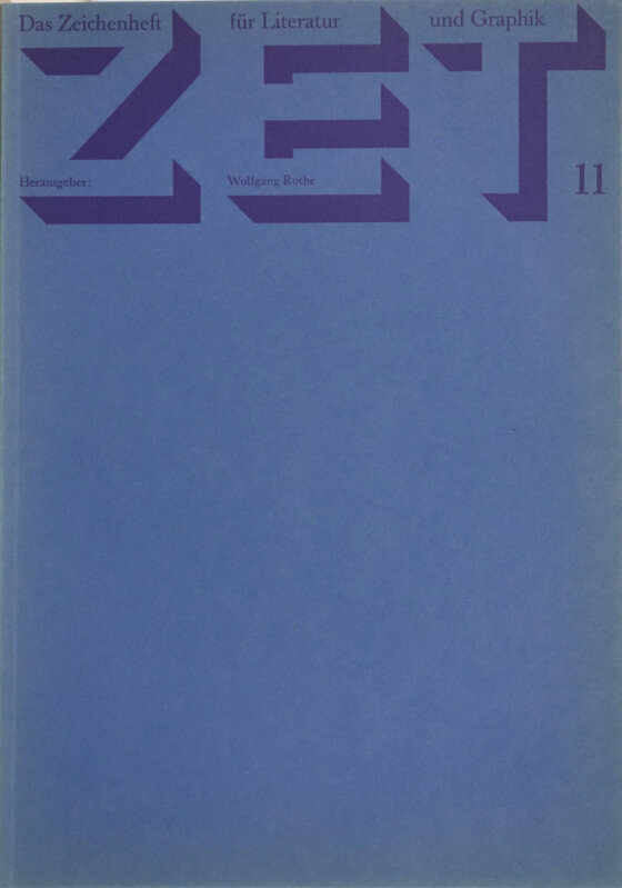 © Galerie Dr. Markus Döbele Nachverkauf 57. Kunstauktion: Sammlung von 5 Heften: ZET Das Zeichenheft für Literatur und Graphik | © Galerie Dr. Markus Döbele