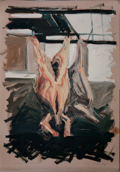 © Galerie Dr. Markus Döbele Nachverkauf 57. Kunstauktion: Schlachthofbild | © Galerie Dr. Markus Döbele