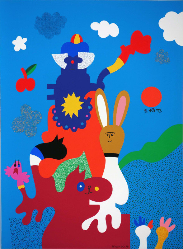 © Galerie Dr. Markus Döbele Nachverkauf 57. Kunstauktion: Wettlauf zwischen Hase und Igel (1970/93) | © Galerie Dr. Markus Döbele