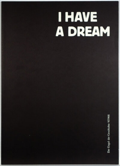 © Galerie Dr. Markus Döbele Nachverkauf 57. Kunstauktion: Engel der Geschichte 9/1968 I have a Dream - für Martin Luther King | © Galerie Dr. Markus Döbele