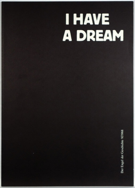 © Galerie Dr. Markus Döbele Nachverkauf 57. Kunstauktion: Engel der Geschichte 9/1968 I have a Dream - für Martin Luther King | © Galerie Dr. Markus Döbele