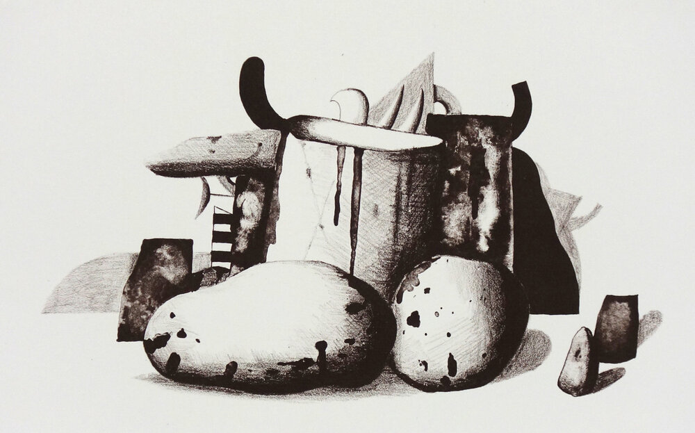 © Galerie Dr. Markus Döbele Nachverkauf 57. Kunstauktion: Stillleben mit 2 Früchten (Aus der Hartmann-Mappe) | © Galerie Dr. Markus Döbele