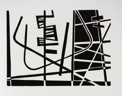 © Galerie Dr. Markus Döbele Nachverkauf 57. Kunstauktion: Totem et courbes (1950) Nachlassdruck von 2003 | © Galerie Dr. Markus Döbele