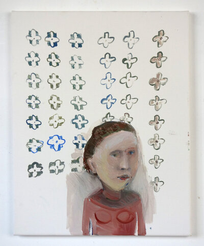 © Galerie Dr. Markus Döbele Ohne Titel (Frau und Muster) | © Galerie Dr. Markus Döbele